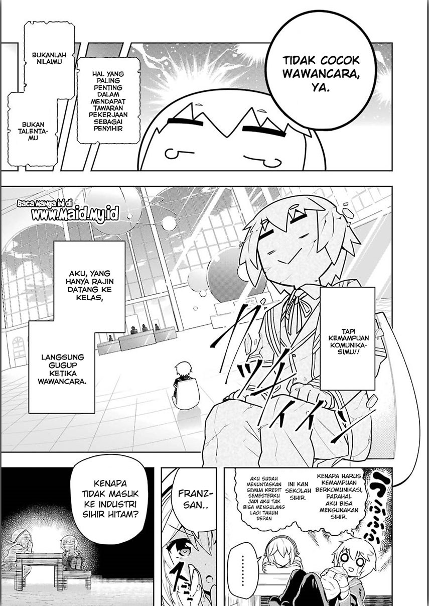 Wakamono no Kuro Mahou Hanare ga Shinkoku desu ga, Shuushoku shite Mitara Taiguu Iishi, Shachou mo Tsukaima mo Kawaikute Saikou desu Chapter 01 Gambar 11